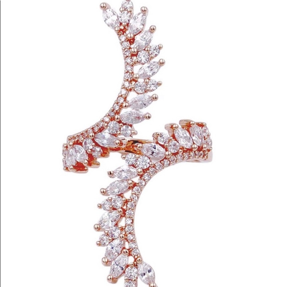 Marquise Shape Gold Plated Ring